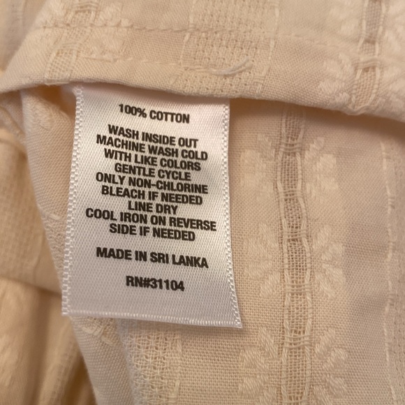 Wonderby woman’s blouse, long sleeves, size XXL. Cream color. - Picture 13 of 13